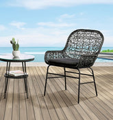 Zalika 3 Pc. Conversation Set Model Fm80010Bk-T-3Pc By Furniture Of America